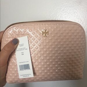 LAST ONE! Brand new TORY BURCH makeup bag w/ tags